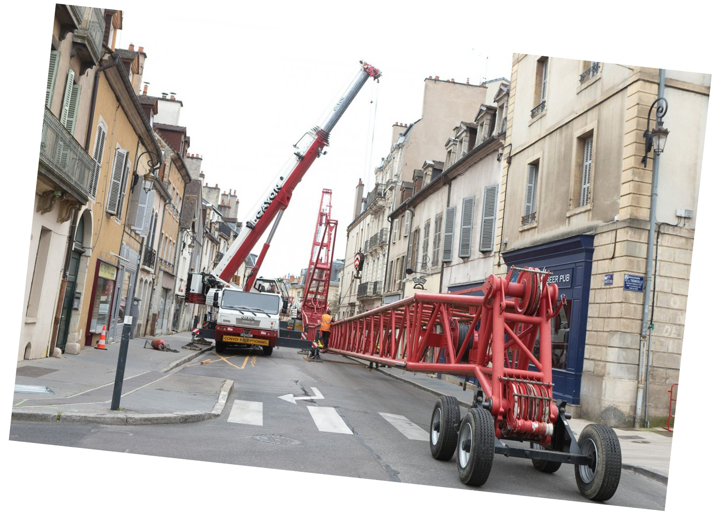 Travaux de levage